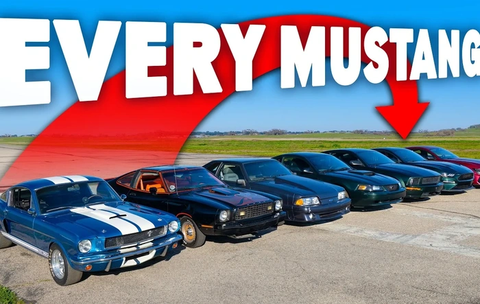 Drag Race: S650 vs. All Other Mustang Generations