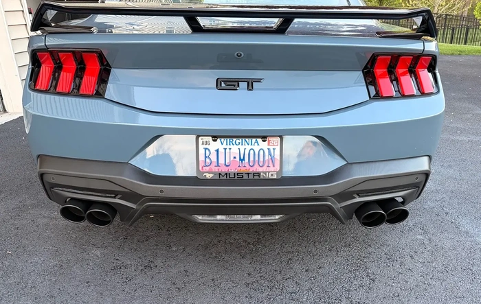 Black Tips (Bolt-on Covers) for Active Exhaust Mustang