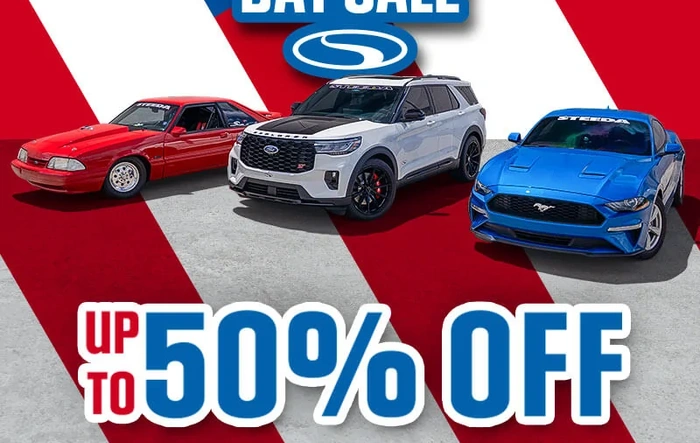Steeda's Memorial Day Sale - Save Up To 50%.