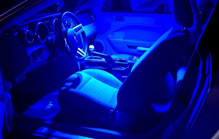 Diode Dynamics multicolor interior light installed